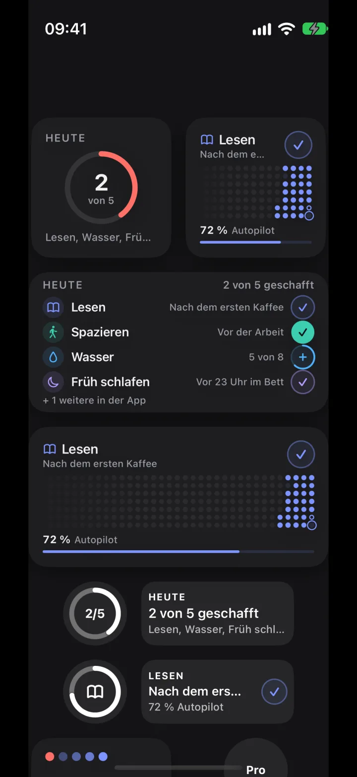 Widgets für Home- und Sperrbildschirm