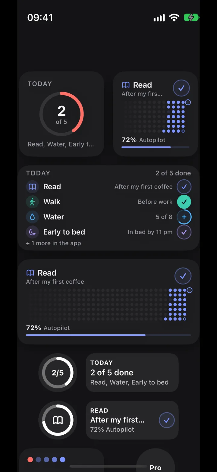 Widgets for Home and Lock Screen
